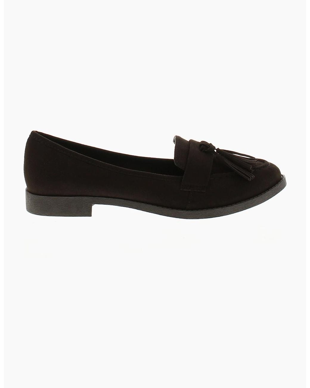 Apache Black Flat Shoes Corky Mf Slip On Uk Size