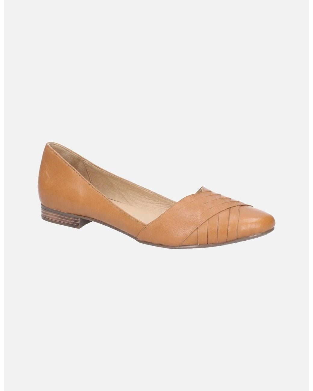 Hush Puppies White Marley Ballerina