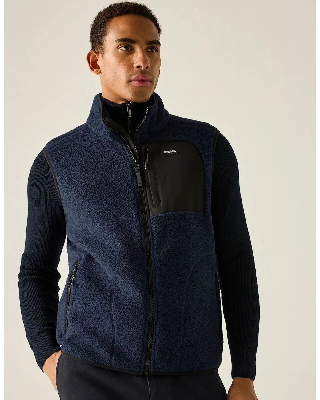 Regatta Blue Frankie Borg Body Warmer for men