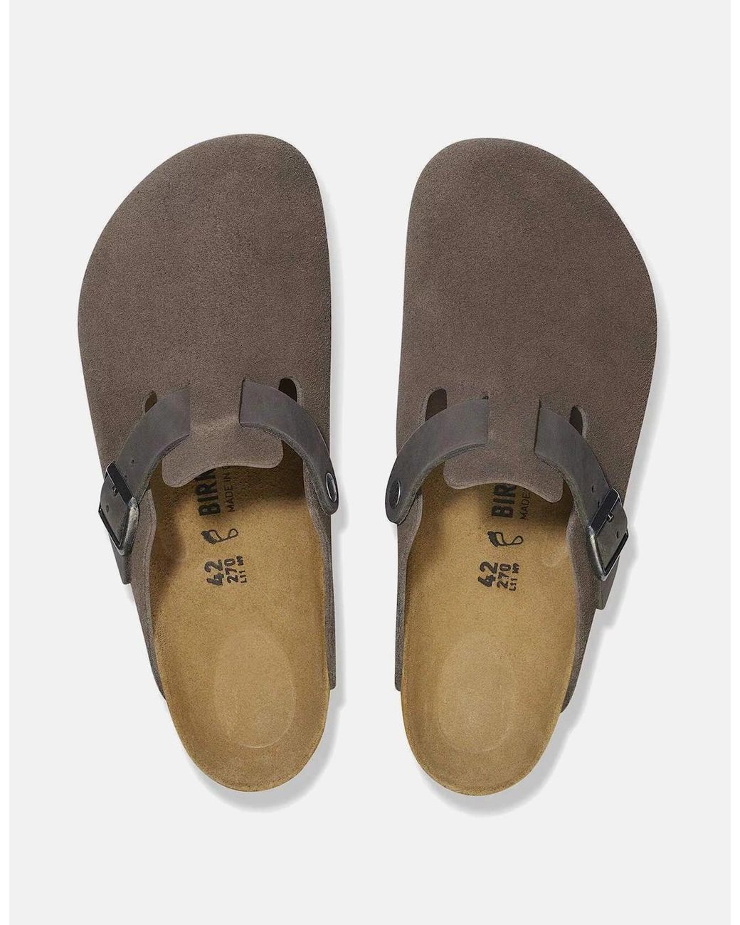 Birkenstock Boston Brown Boston Mixed Leather for men
