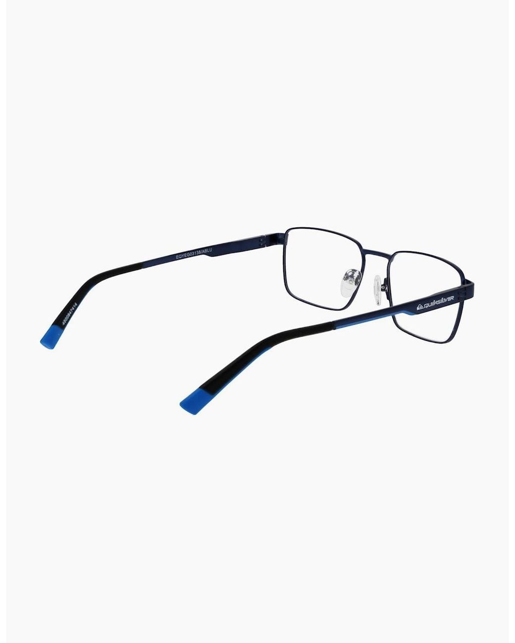 Quiksilver Blue Optical Frame Eqyeg03138 Ablu Knot for men