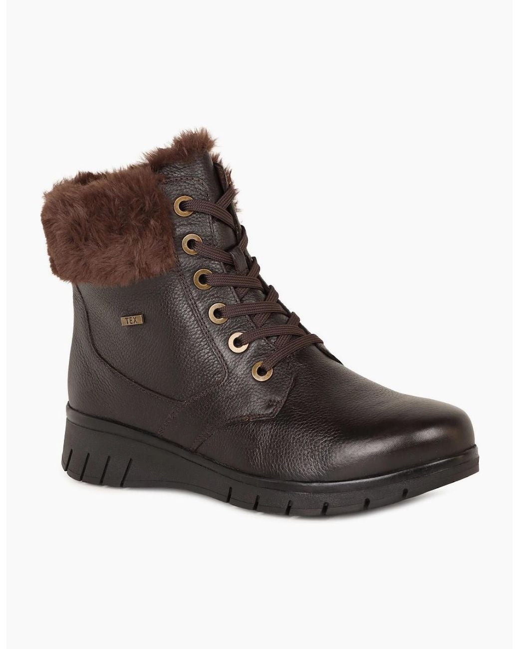 Caprice Brown Dascha Ankle Boots