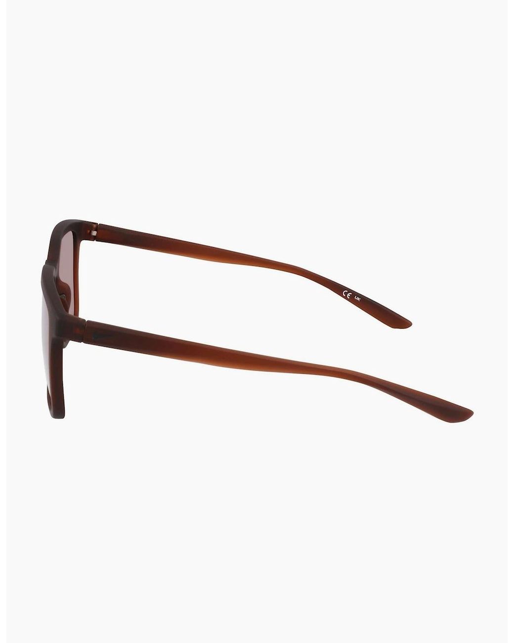 Nike Brown Mi Square Sunglasses for men