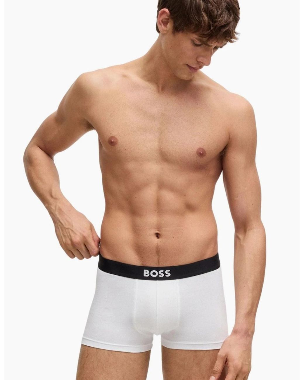 Boss Black 3-Pack Icon Boxer Trunks for men
