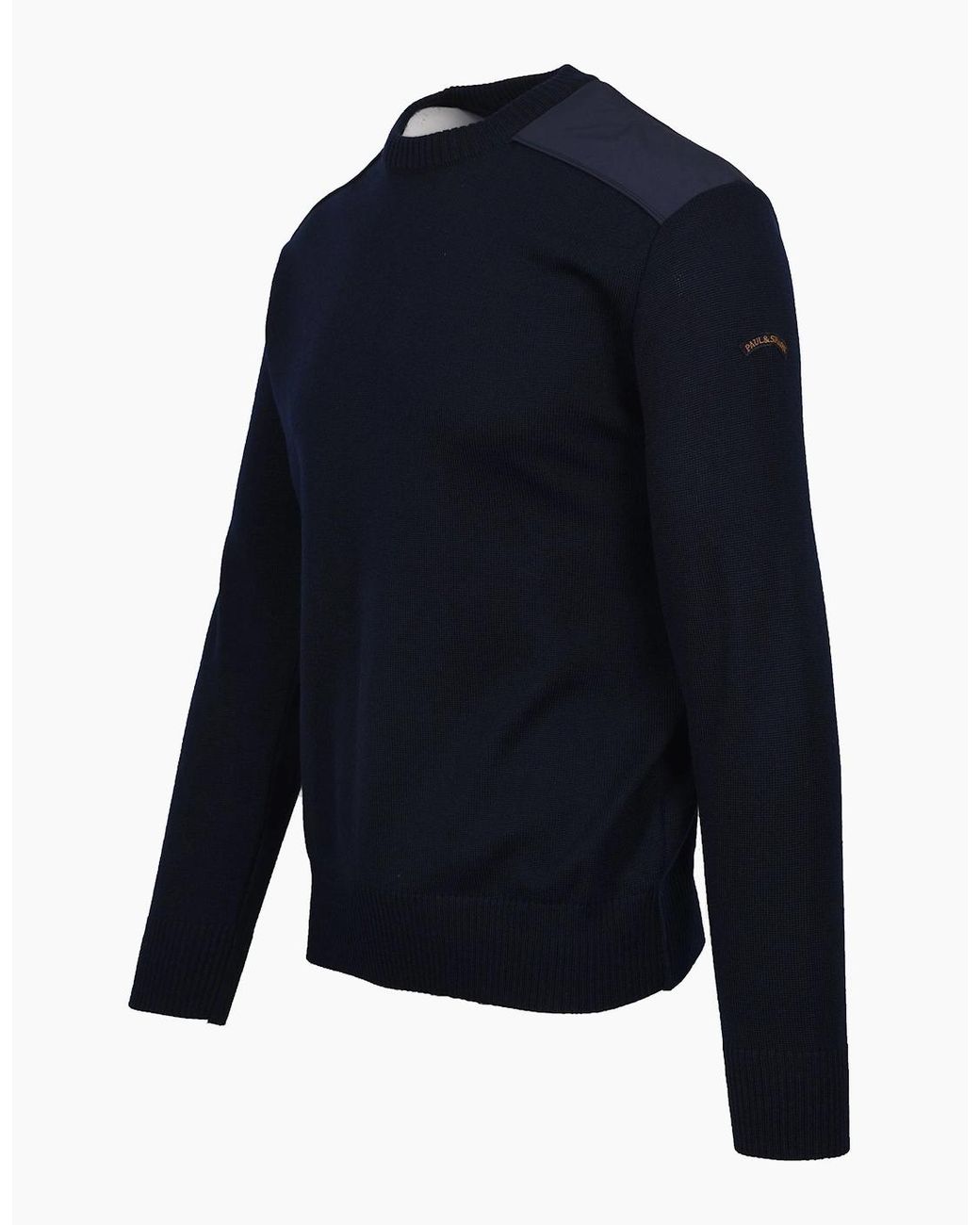 Paul & Shark Blue Crew Neck Knitwear for men