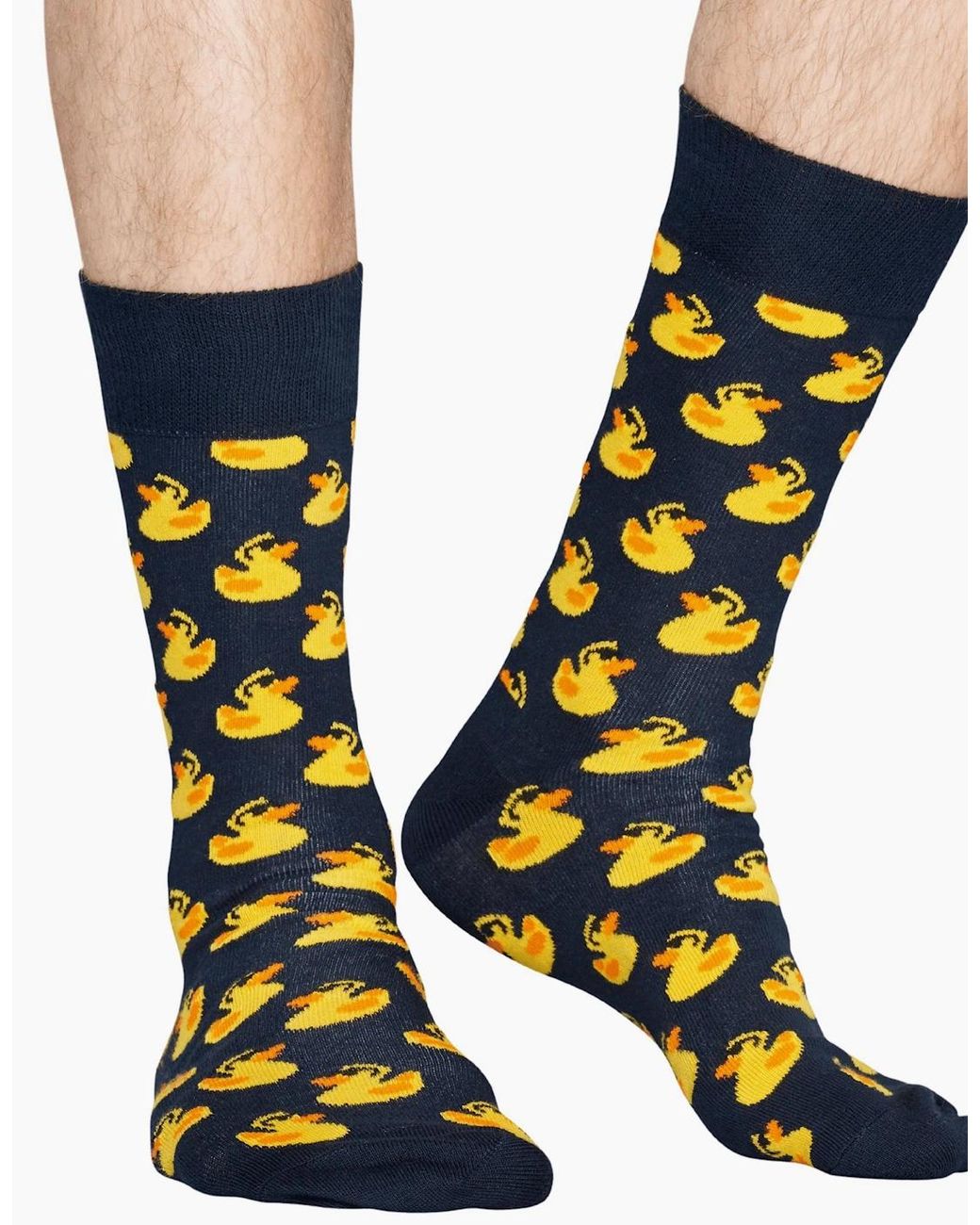 Happy Socks Blue Rubber Duck Socks