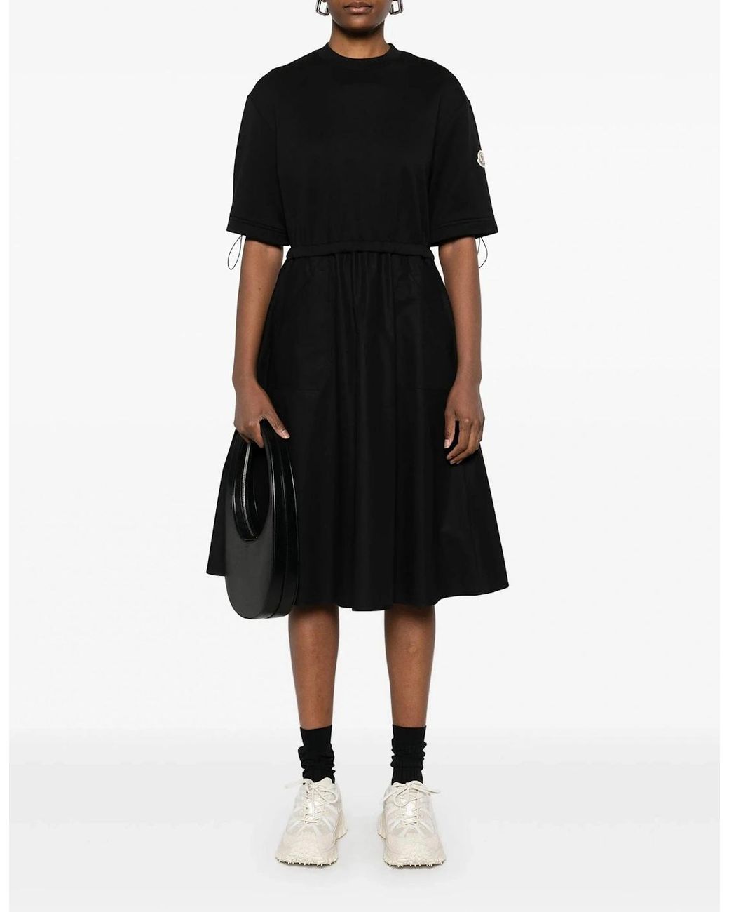 Moncler Black Mid Length Dress