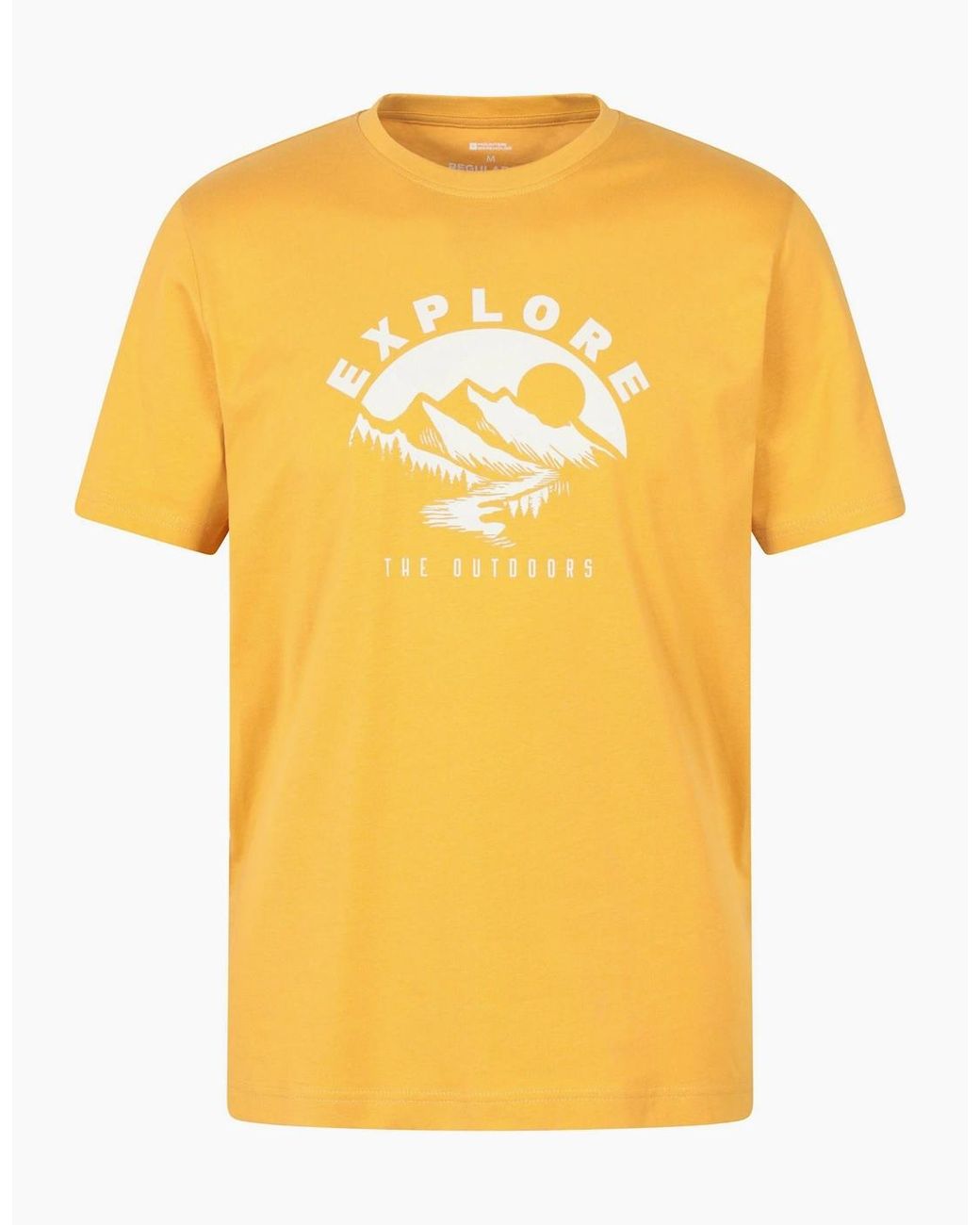 Mountain Warehouse Yellow Explorer T-Shirt for men