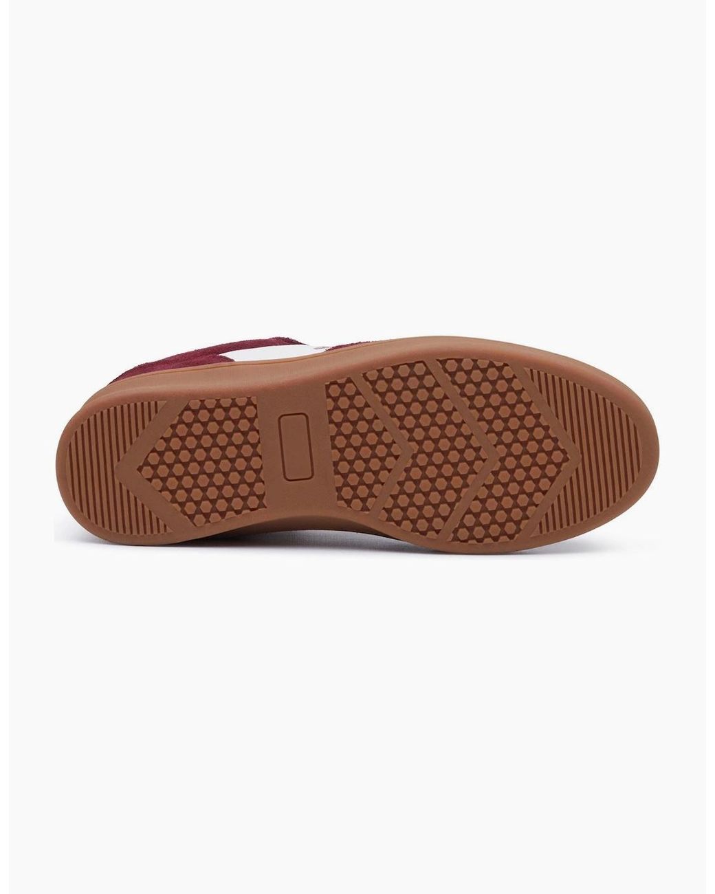 Hush Puppies Red Maura Suede Bordeaux Trainers