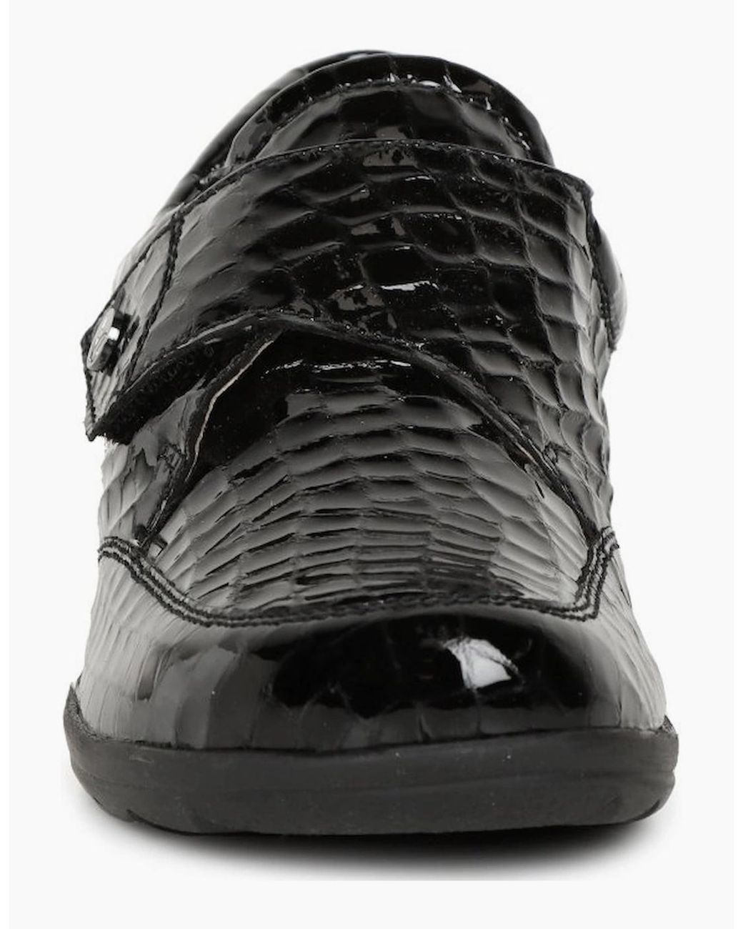 Caprice Black Vera Riptape Shoes