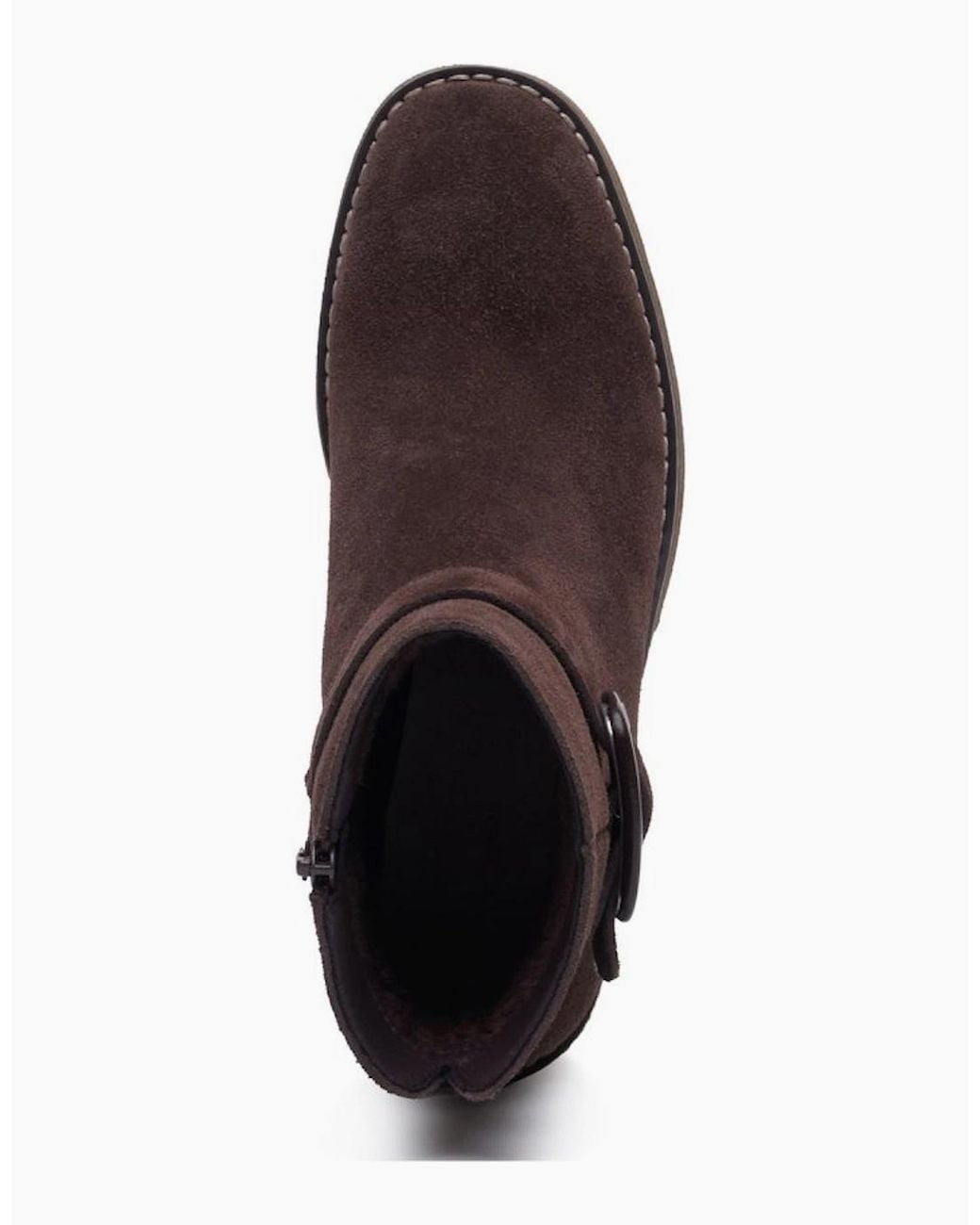 Hush Puppies Brown Fearne Buckle Ankle Boots