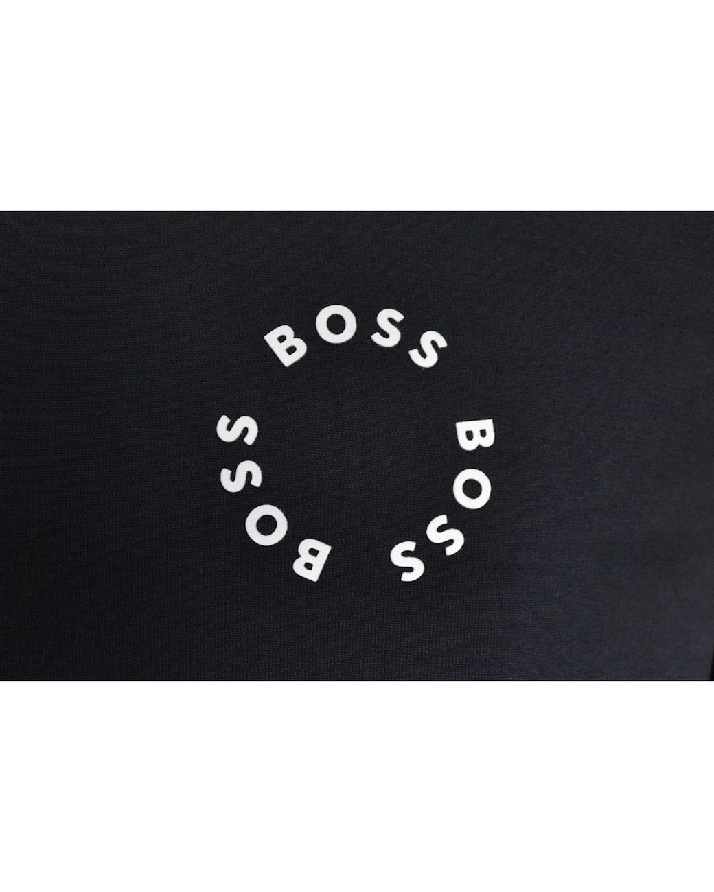 Boss Blue Saggy 2 Dark Zip Up Hooded Sweatshirt for men