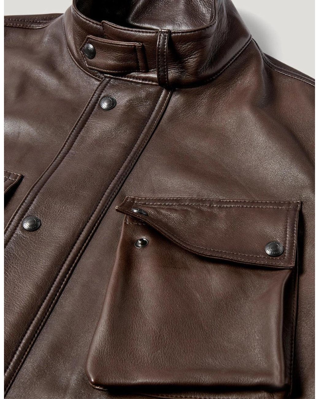 Belstaff Brown Competitor Jacket Dark Maple for men