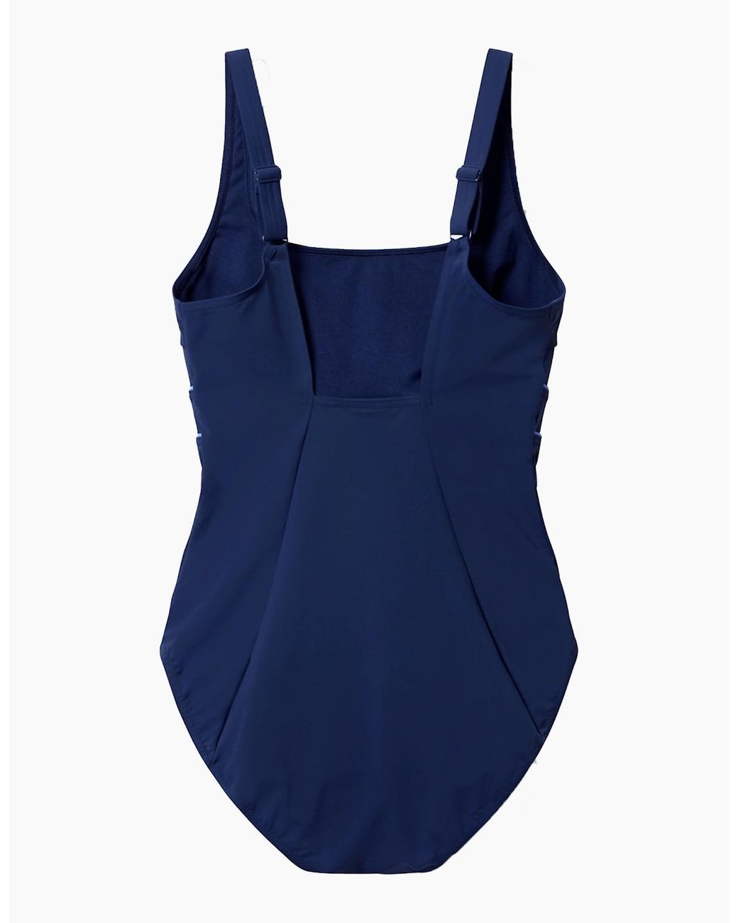 Speedo Blue Ladies Solid Contour Eclipse One Piece Swimsuit