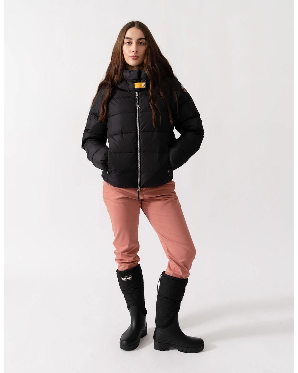 Parajumpers Blue Jinny Hooded Down Jacket