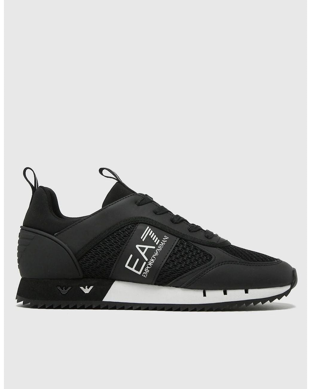 EA7 Black Sneakers for men