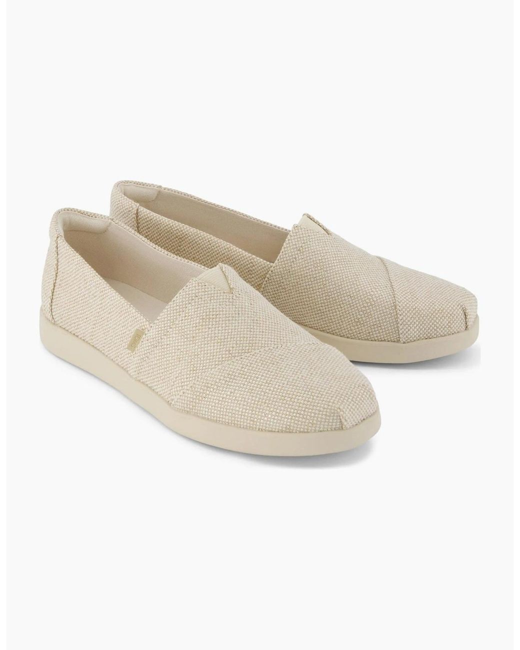 TOMS White Alpargata Plus Espadrille Shoes