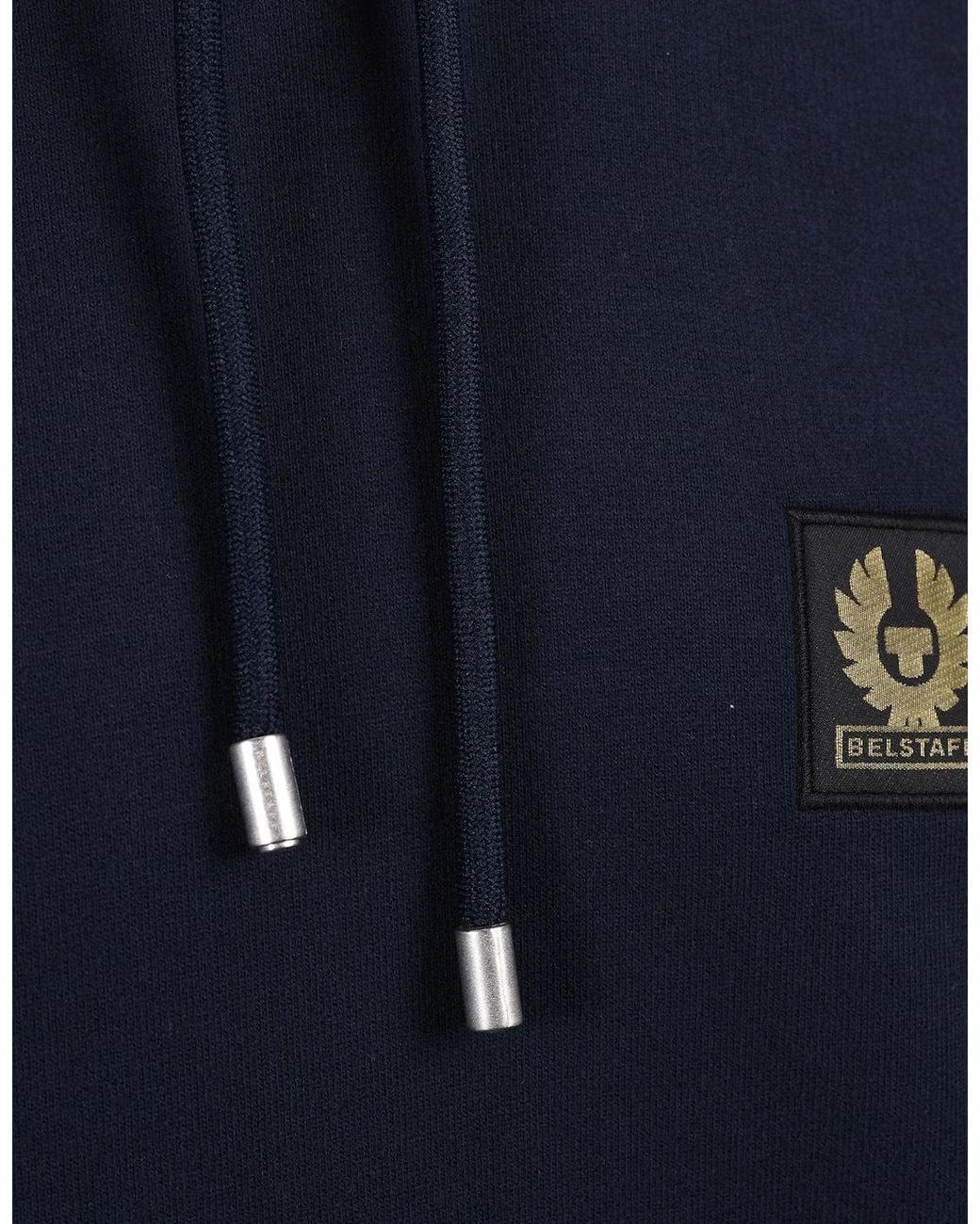 Belstaff Blue Hoodie Dark Ink for men