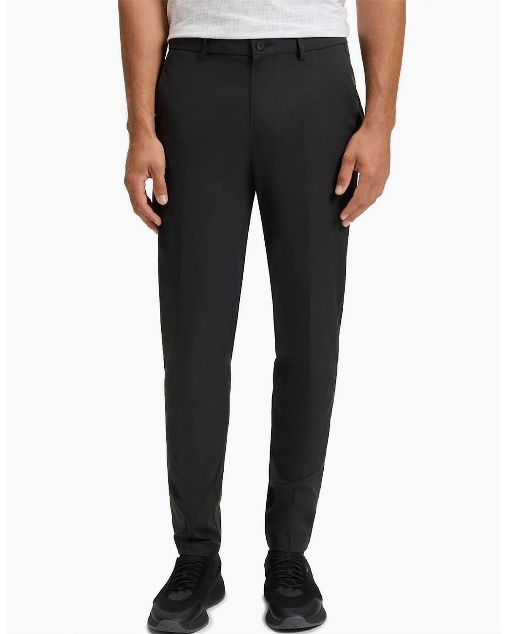Boss Black Phoenix Slim Solid Patterned Trousers for men