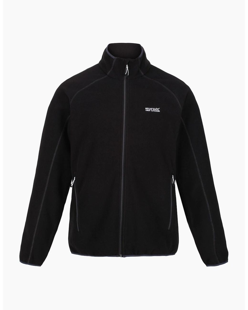 Regatta Black Hadfield Full Zip Fleece Jacket for men