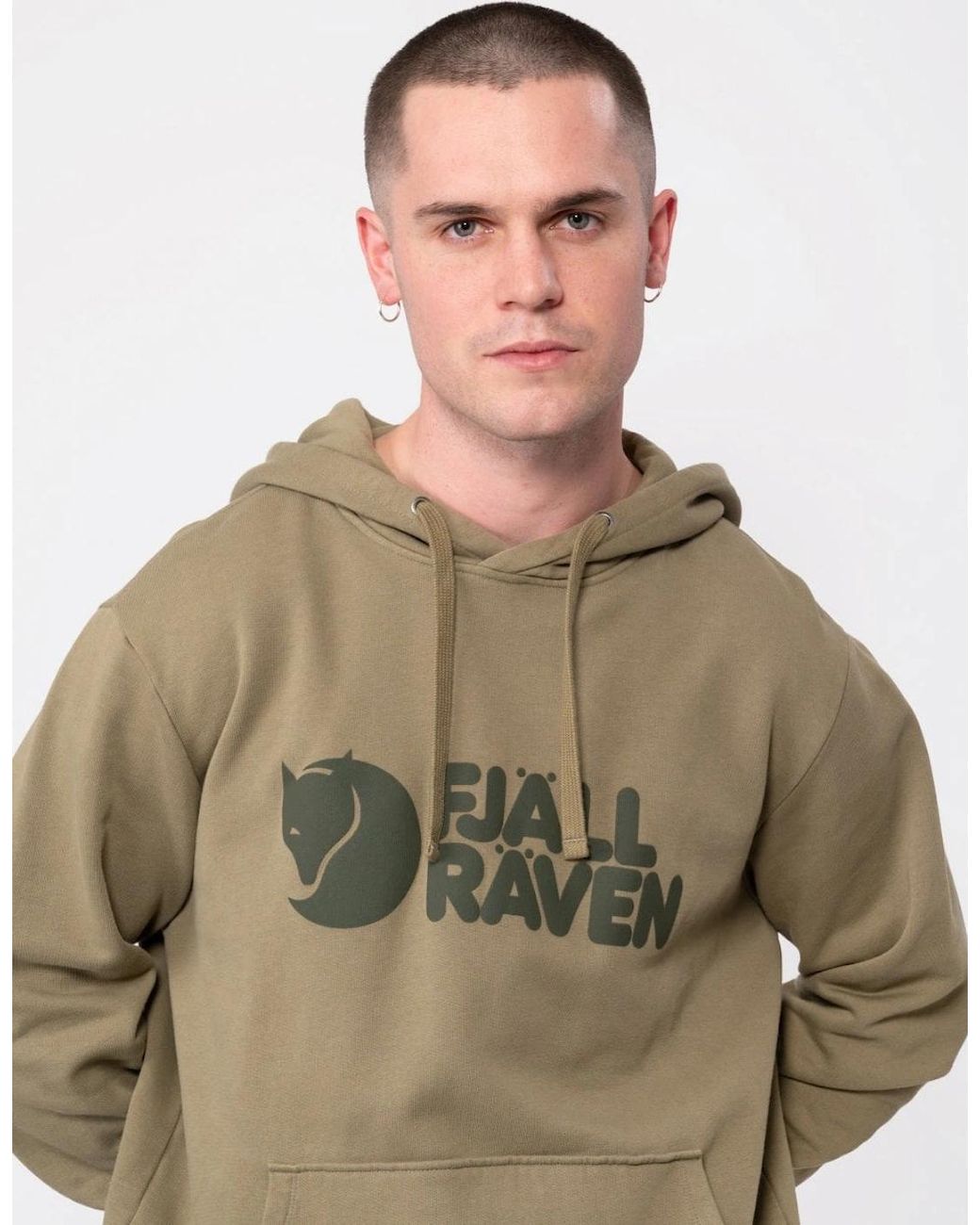 Fjallraven Natural Logo Hoodie for men