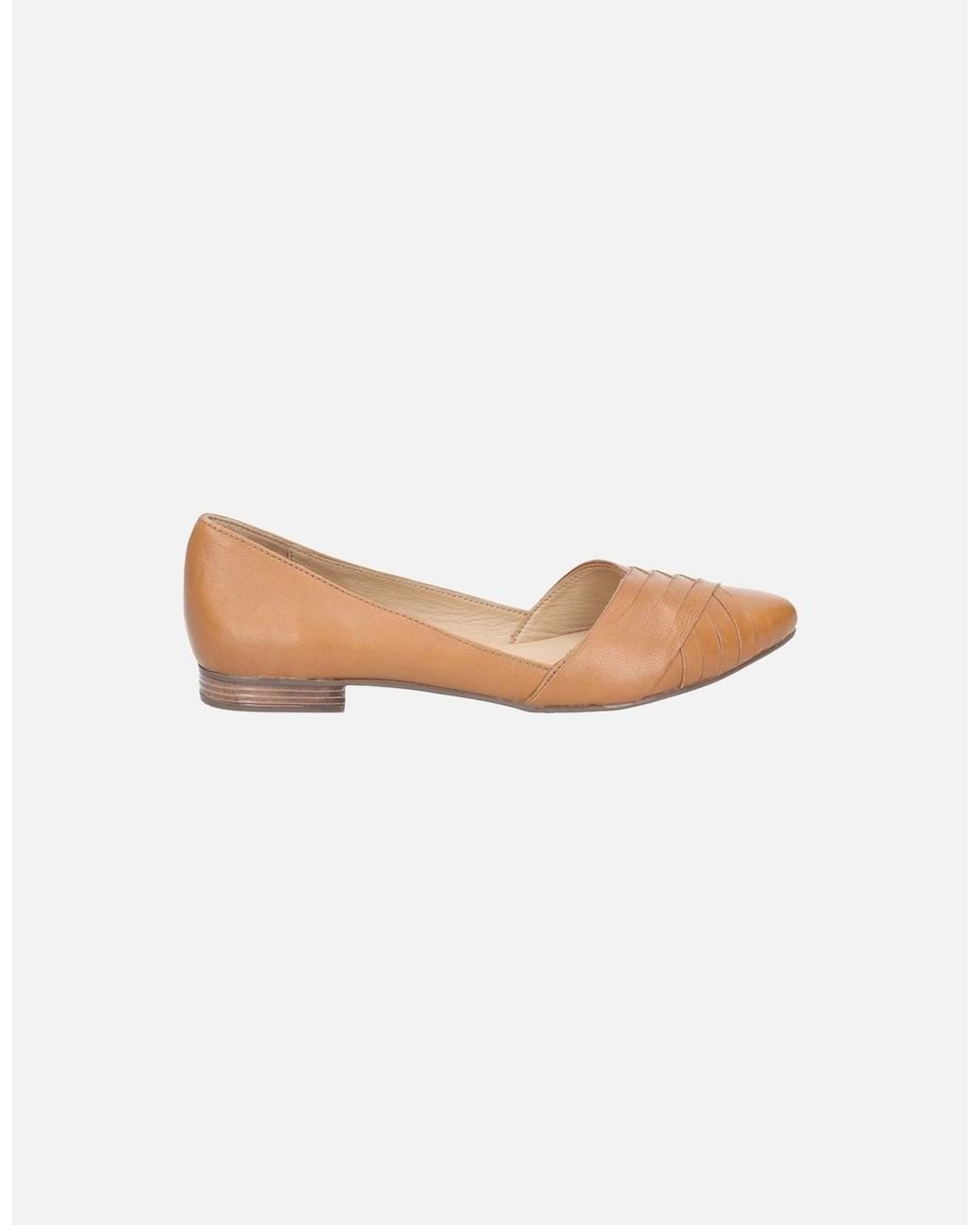Hush Puppies White Marley Ballerina