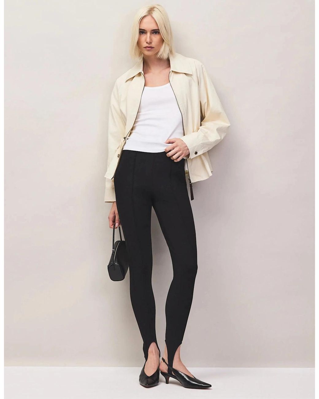 Ro&zo White Drawstring Waisted Water-Resistant Jacket