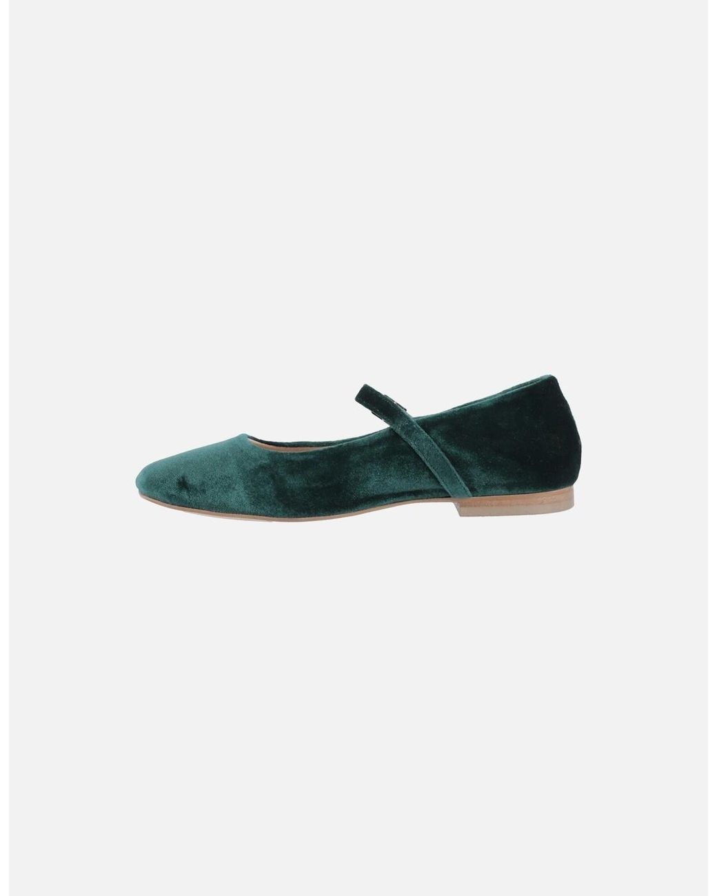 Hush Puppies Green Pasha Velvet Jade Shoes