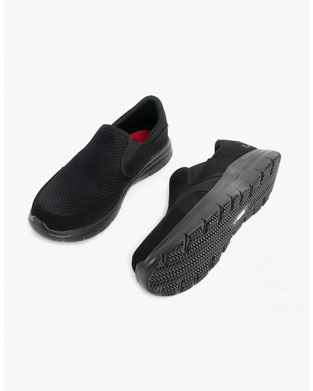 Skechers Black Work 77048Wec Flex Advantage for men