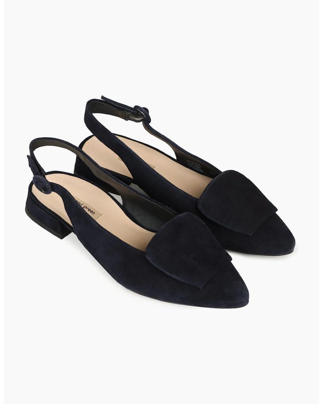 Paul Green Black Kaia Slingback Sandals