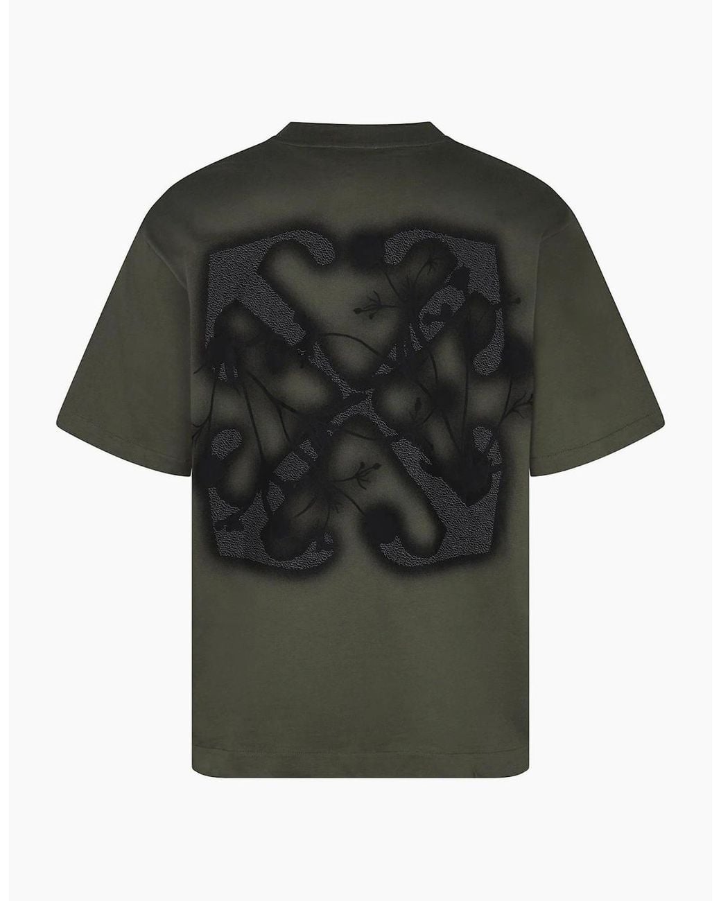 Off-White c/o Virgil Abloh Green Off Flower Arrow Ska for men