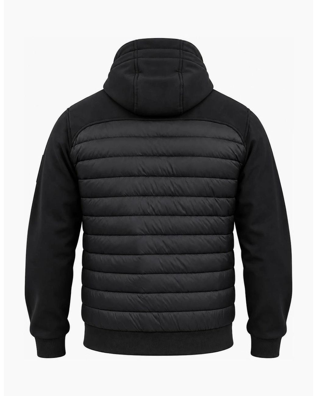 Marshall Artist Black Avondale Hybrid Jacket for men