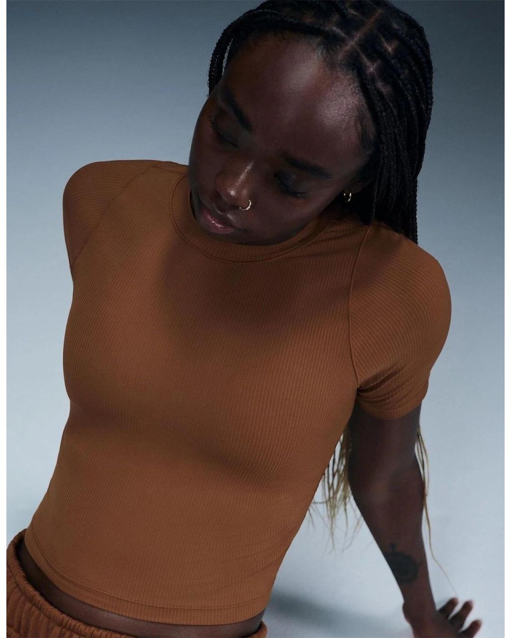 Nike Black Zenvy Rib Top