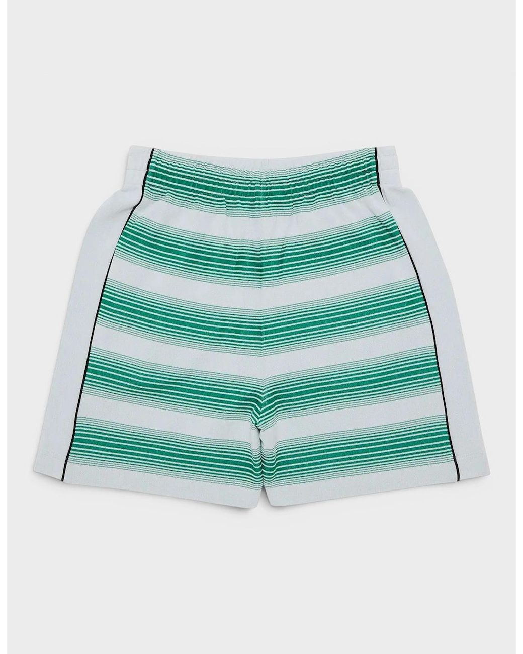 Casablanca Green Interlock Sweatshort Gradient Stripe for men