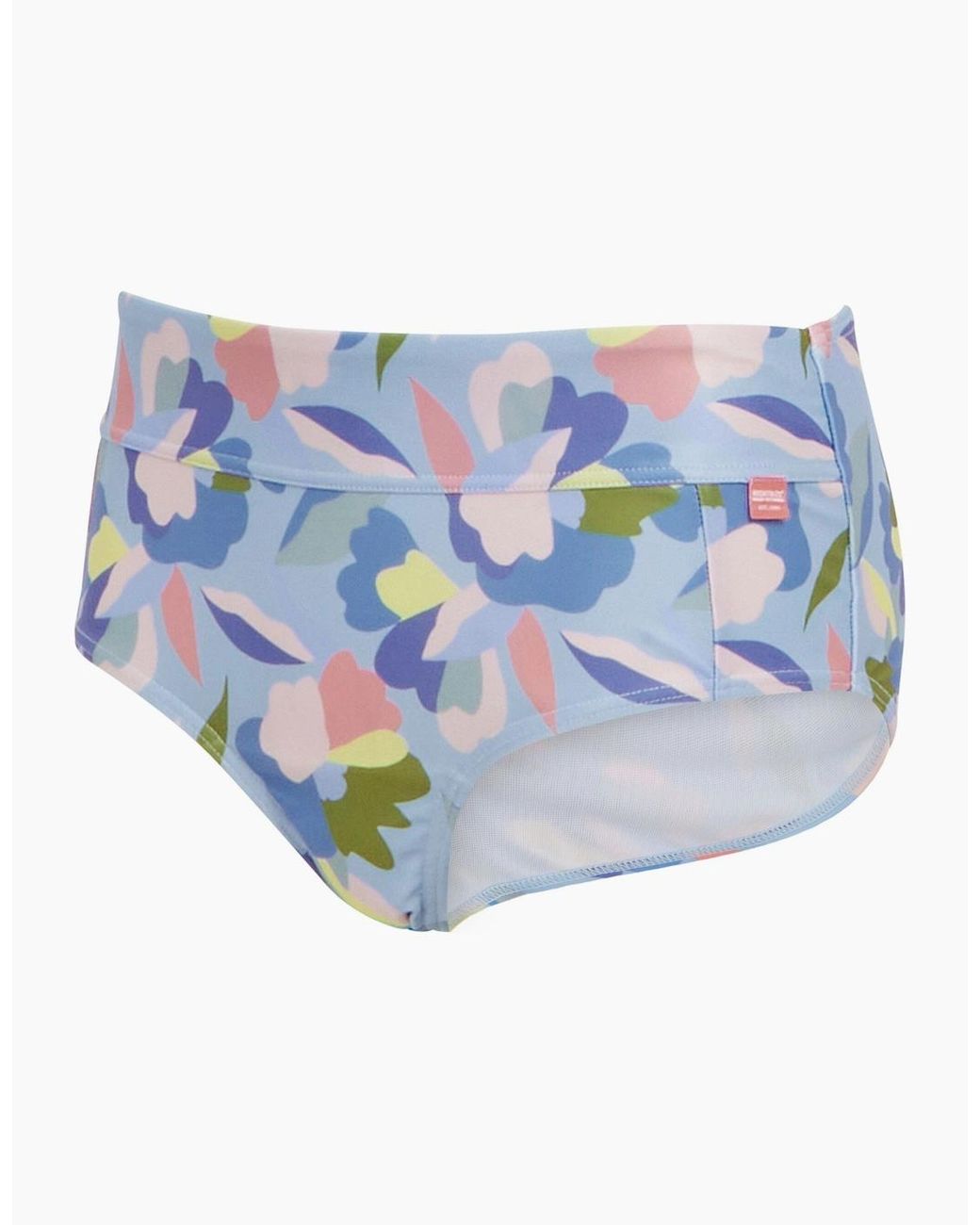 Regatta Blue Ladies Paloma Abstract Floral Swim Briefs