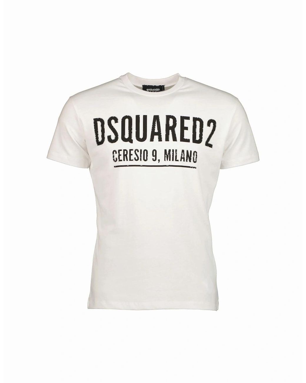 DSquared² White Ceresio 9 Milano T-Shirt for men