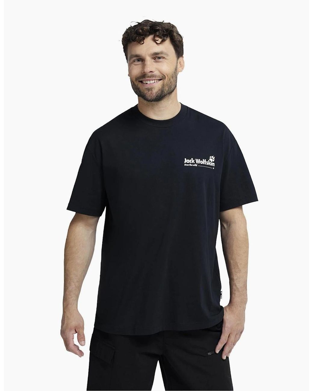 Jack Wolfskin Blue Confident Short Sleeve T-Shirt for men