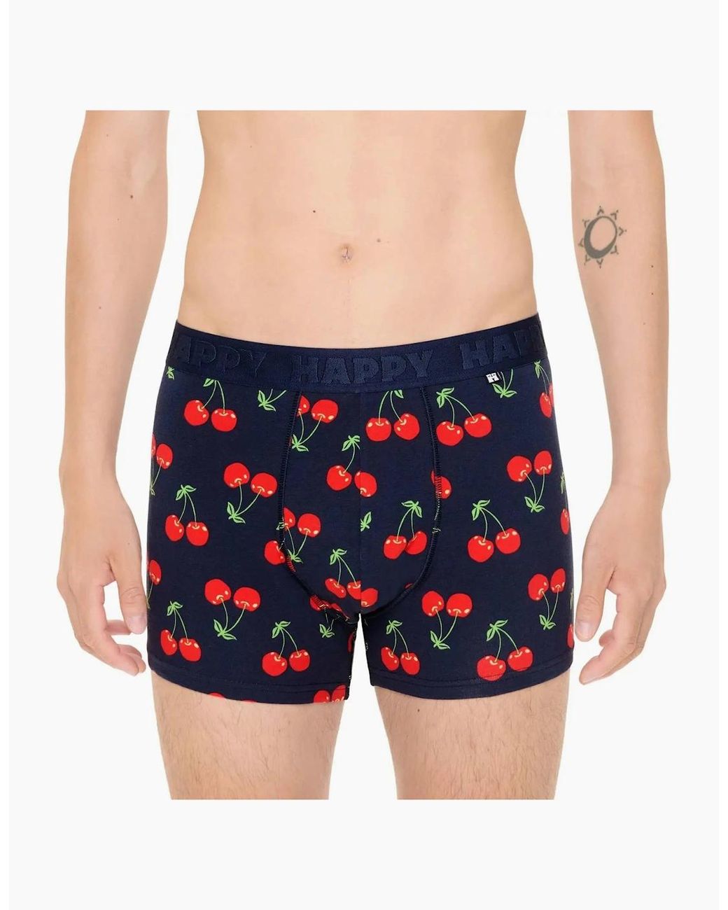 Happy Socks Blue Cherries Boxer Trunk for men