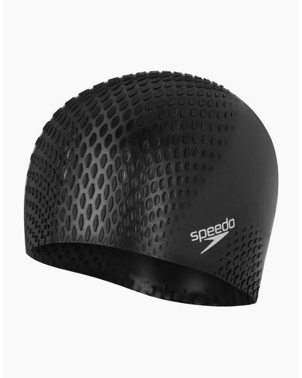 Speedo Black Adult Active+ Bubble Swimming Cap