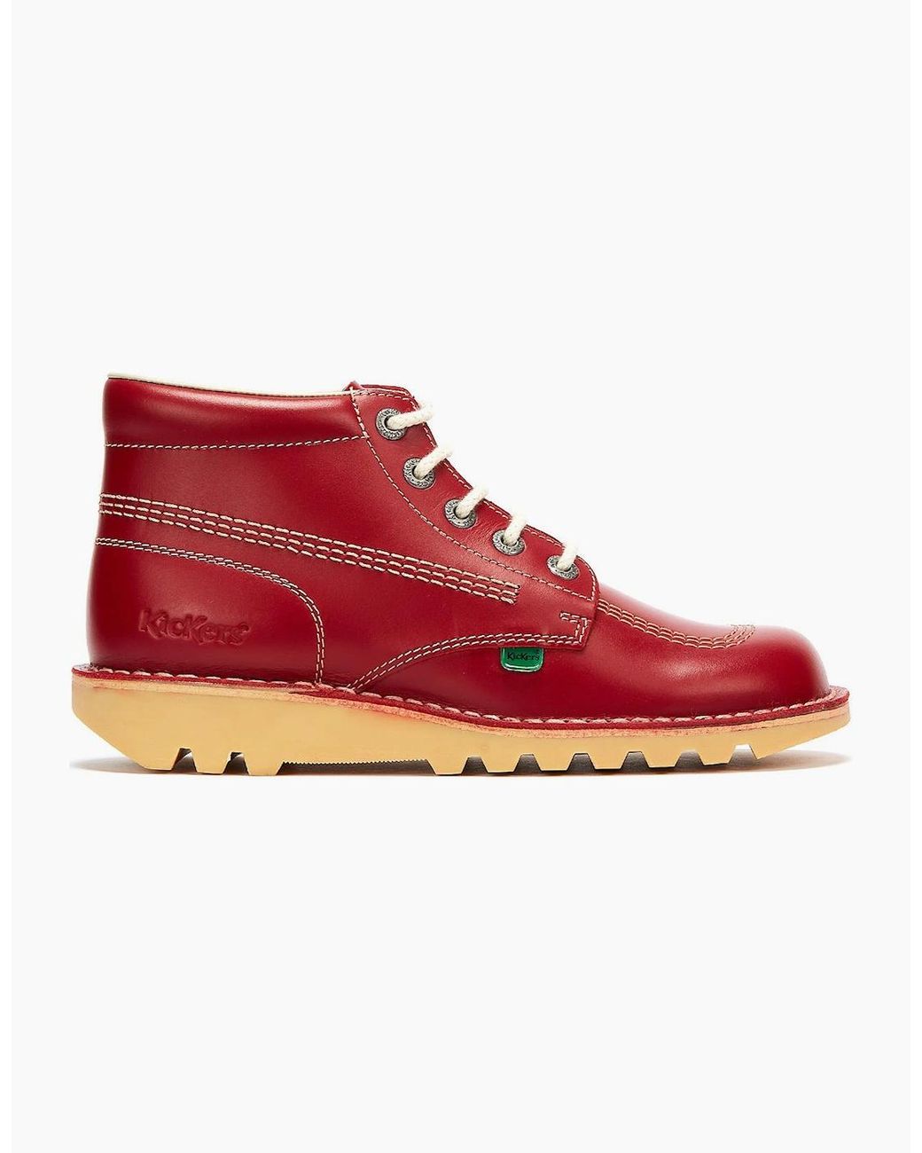 Kickers Red Kick Hi Leather Boots for men