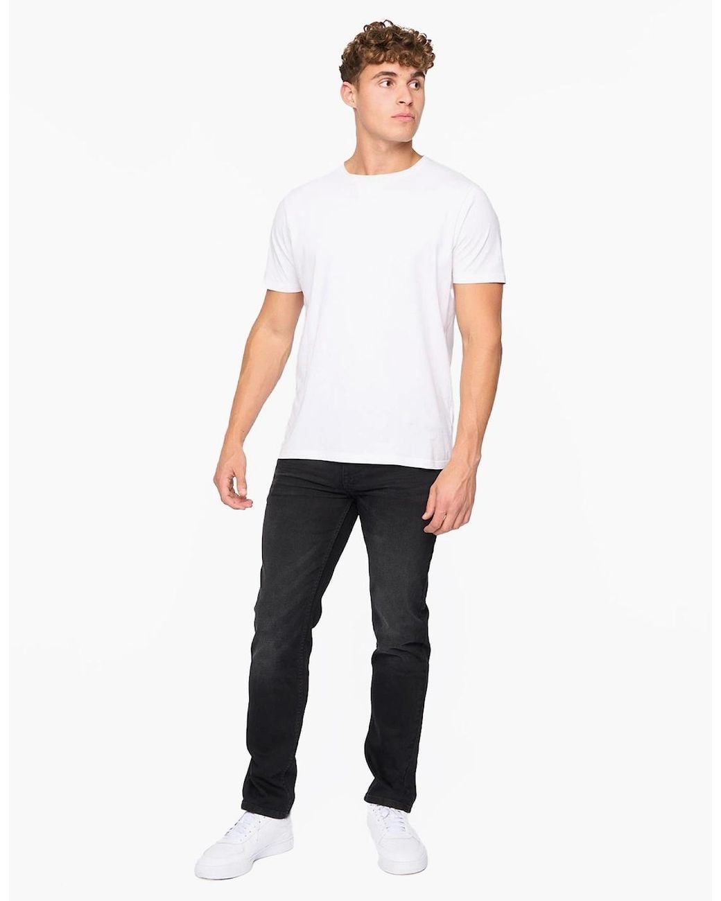 Bewley & Ritch Black Bewley & Ritch Abingdon Slim Fit Jeans for men
