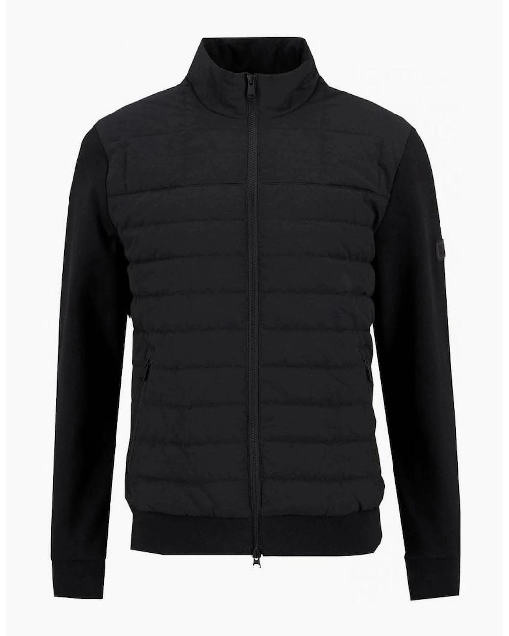 Barbour Black Collins Quilted Jacket for men