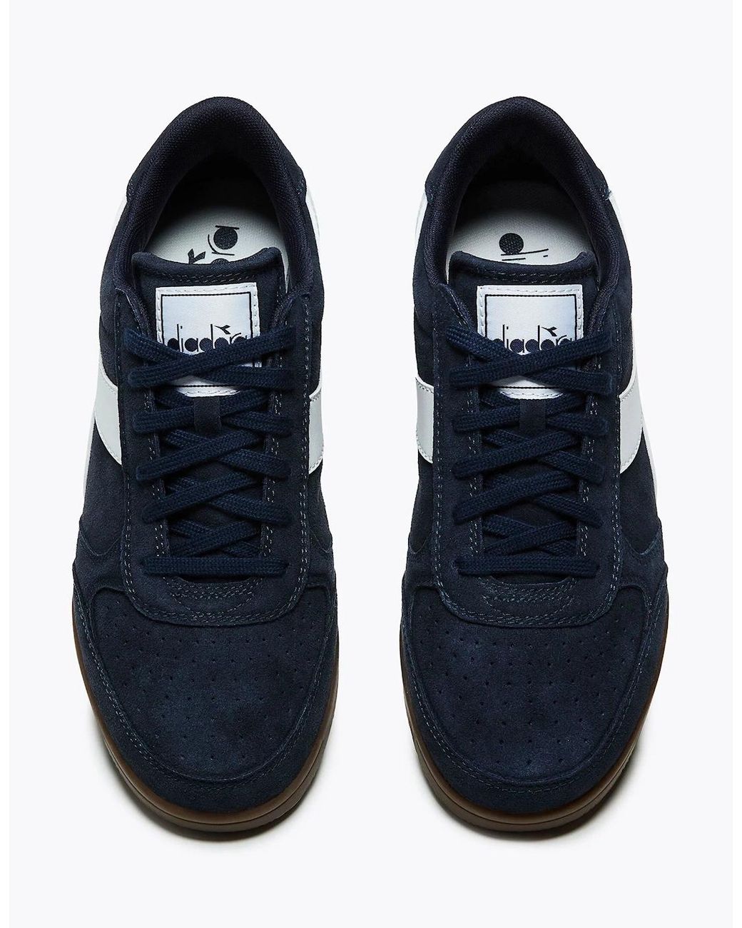 Diadora Blue Seoul Suede Sneakers for men