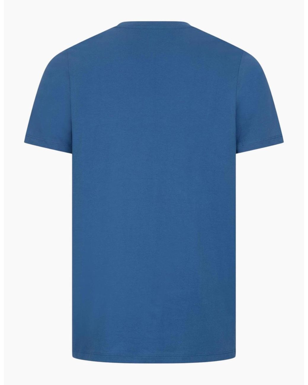 Nike Blue Core T Shirts Sportswear Club Swoosh Embroidered Futura Logo Tee for men