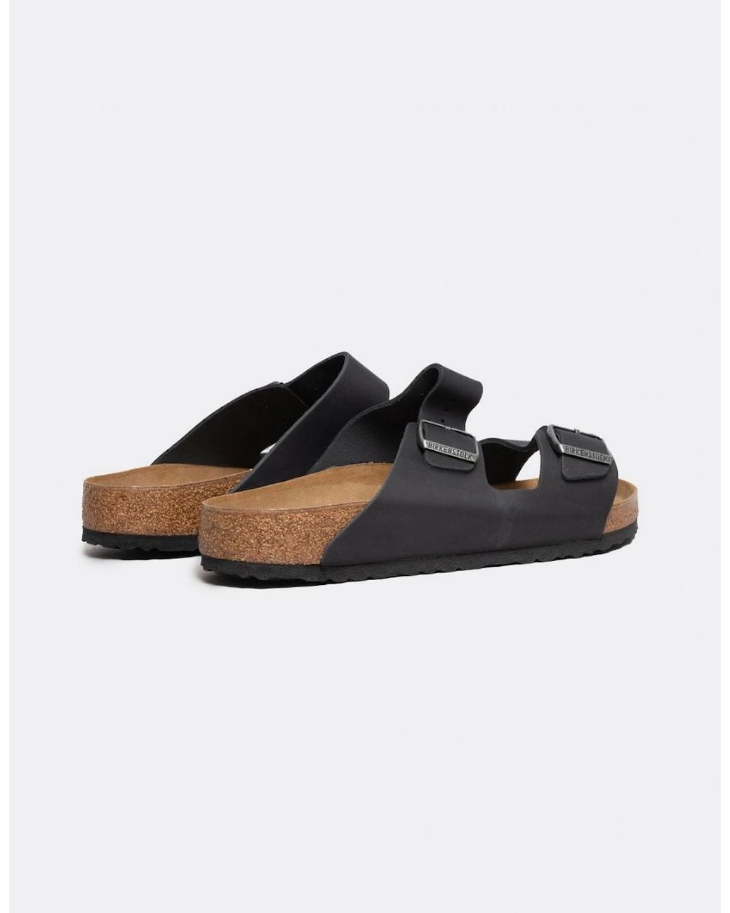 Birkenstock Arizona Black Oiled Leather Sandals