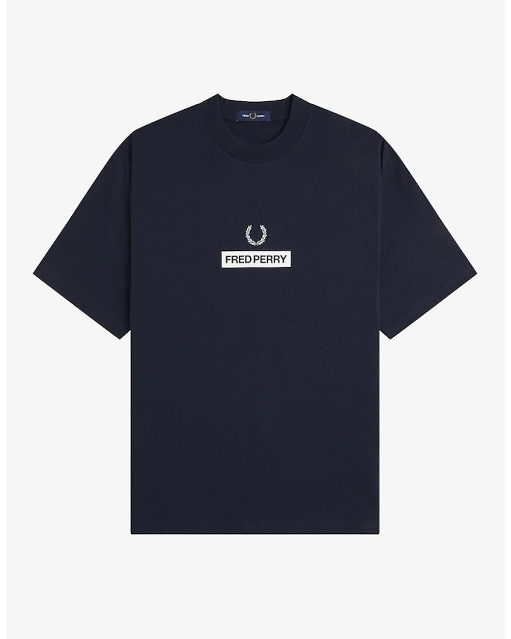 Fred Perry Blue Graphic T-Shirt
