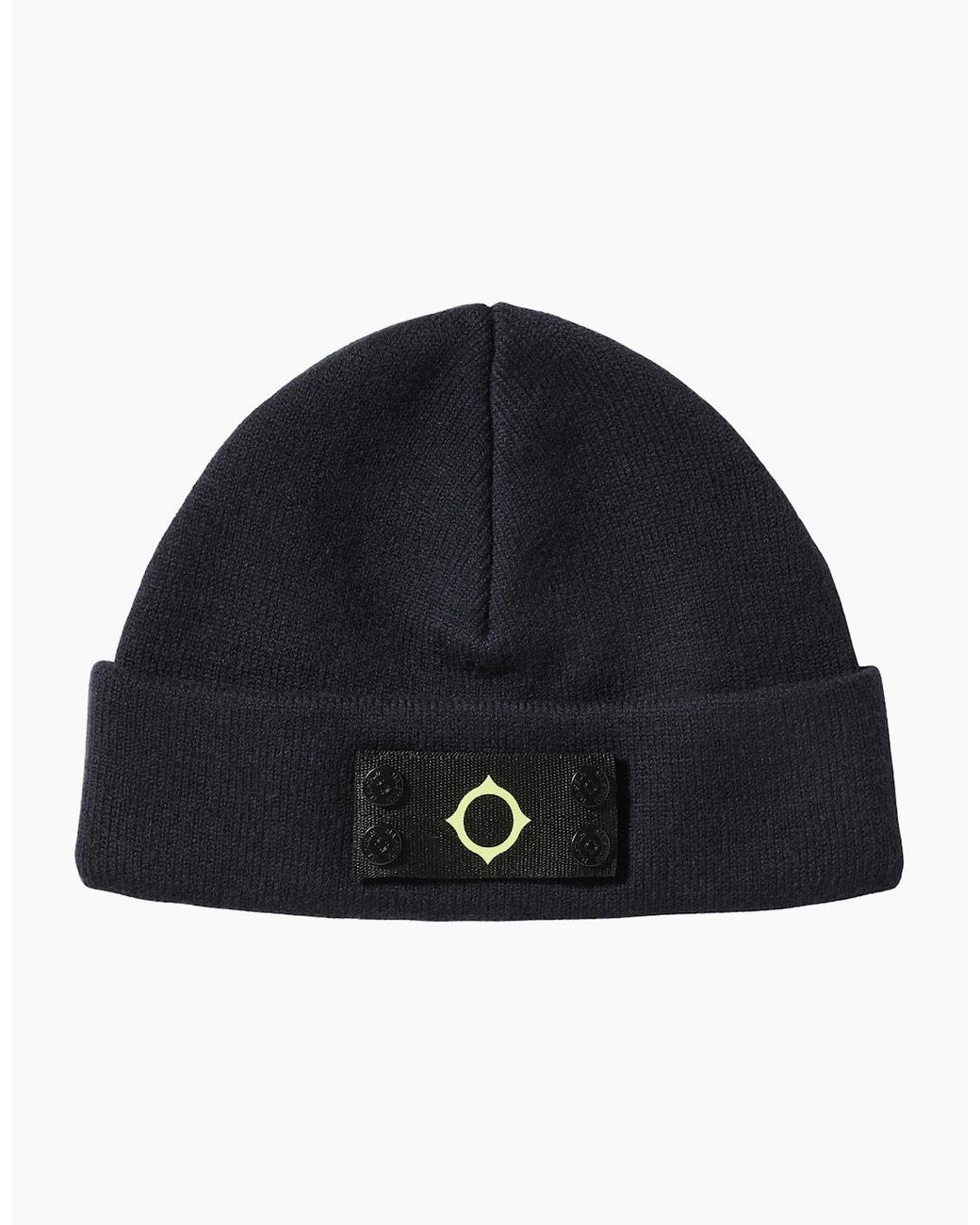 Ma Strum Blue Badge Dark Beanie for men