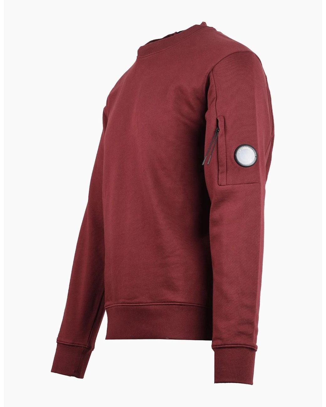 C P Company Red Diagonal Raised Sweatshirt Andorra for men