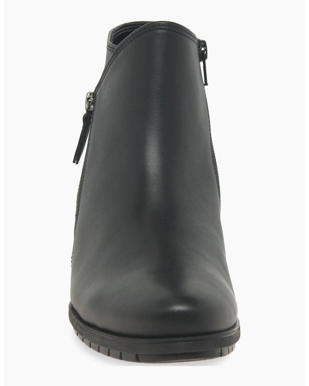 Gabor Black Olivetti Zip Fastening Ankle Boots