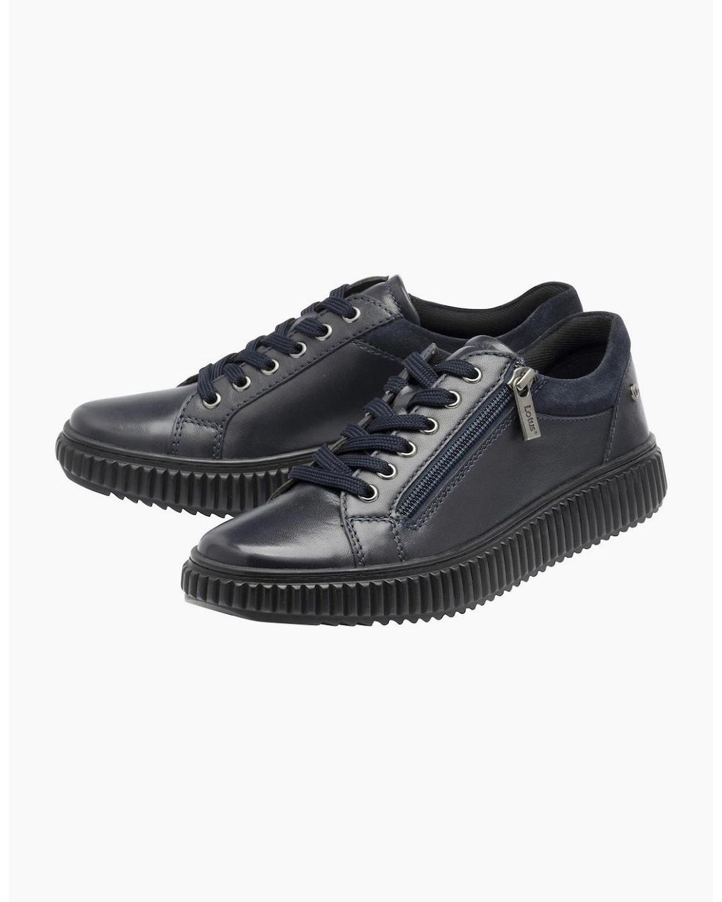 Lotus Black Juna Trainers